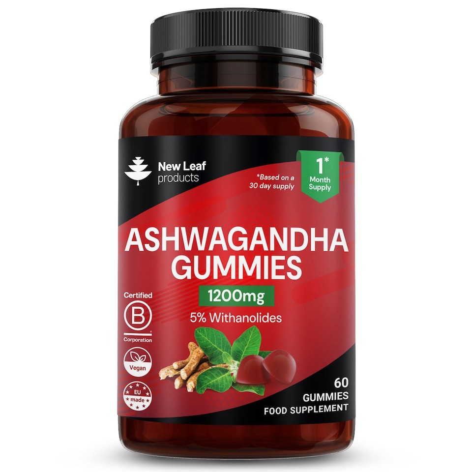 Ashwagandha Gummies 1200mg - High Strength 5% Withanolides