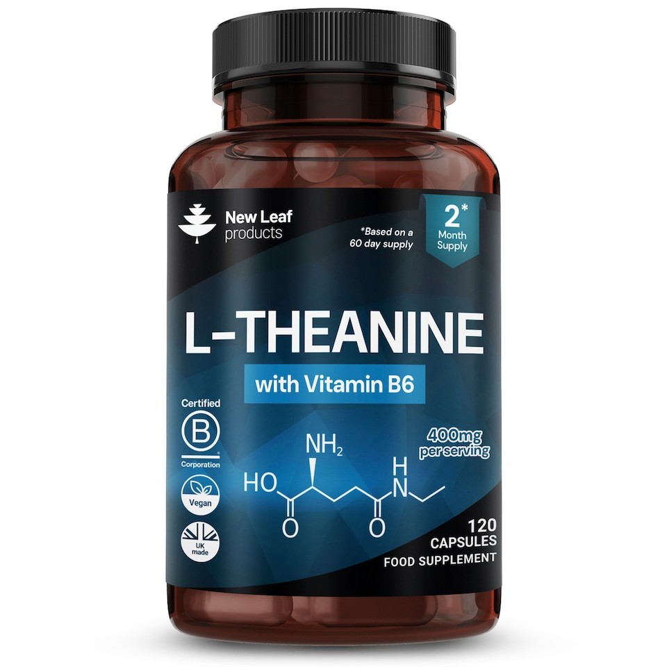 L-Theanine Plus Vitamin B6 High Strength 400mg Capsule