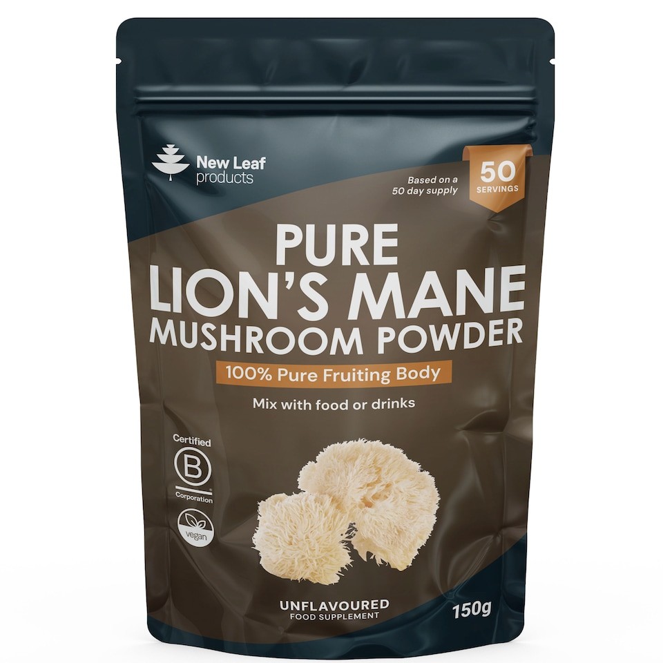 Lions Mane Mushroom Powder - 100% Fruiting Body