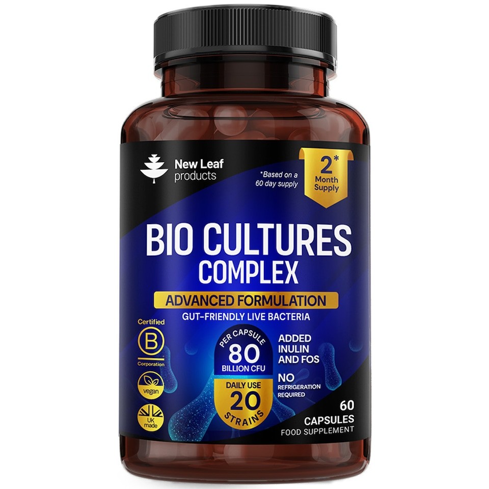 Bio Cultures Complex + Inulin & FOS 80 Billion CFU