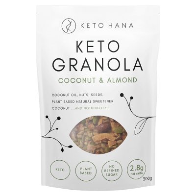 Keto Hana Coconut & Almond Keto Granola