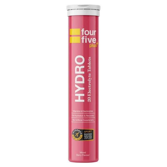 Fourfive Plus+ Mixed Berry Flavour Hydro Electrolyte Tablets x20