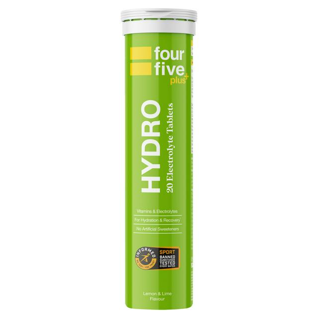 Fourfive 20 x Plus+ Lemon & Lime Flavour Hydro Electrolyte Tablets