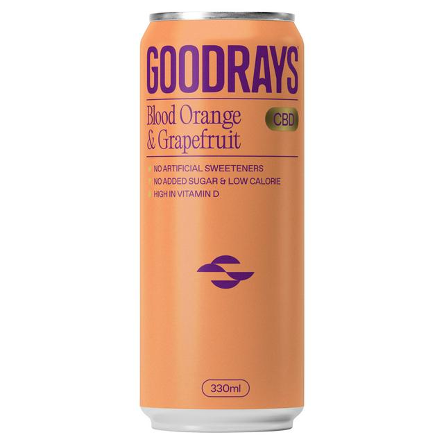 Goodrays 330ml Blood Orange & Grapefruit Can