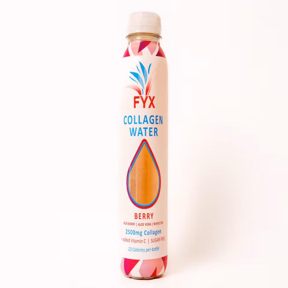 FYX Collagen Water - Berry - 1 Bottle | Pink | One Size | Berry | 1