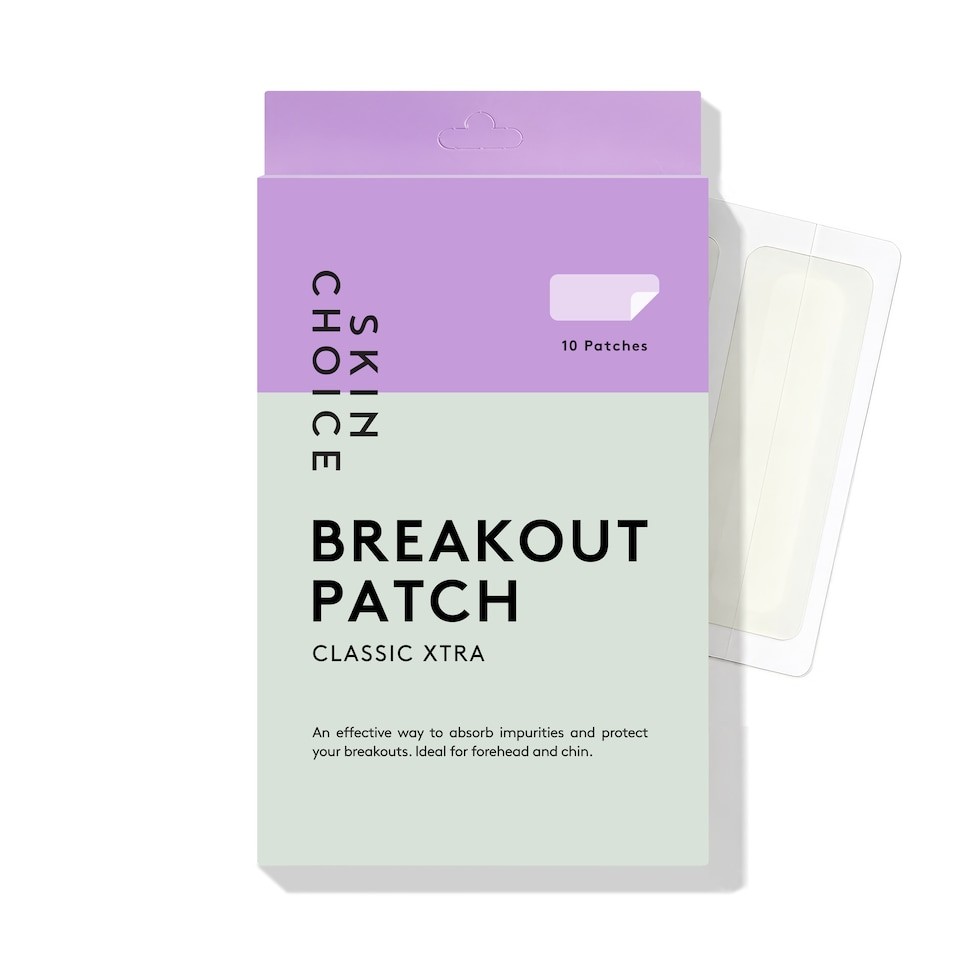 Skin Choice Breakout Patch Classic Xtra, Large Hydrocolloid Acne Pimple Patches (10pcs)
