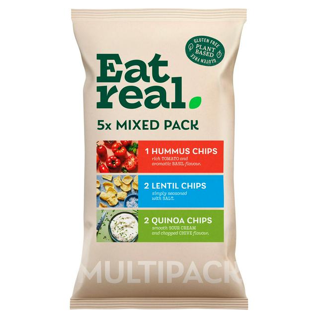 Eat Real Mixed Variety Multipack Chips x5