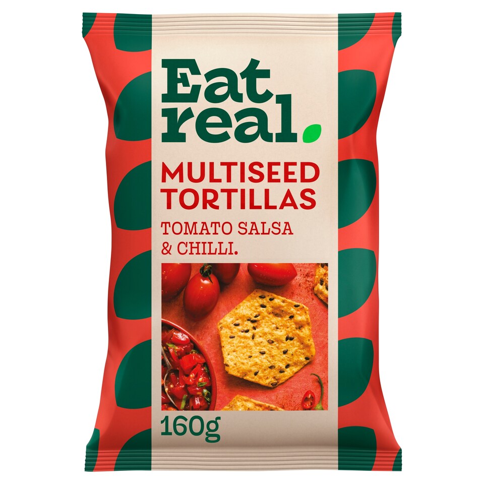 Eat Real Smoky Tomato Salsa  Multiseed Tortilla Chips 160g