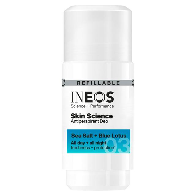 Ineos 50ml Skin Science Sea Salt + Blue Lotus Antiperspirant Roll On Deodorant