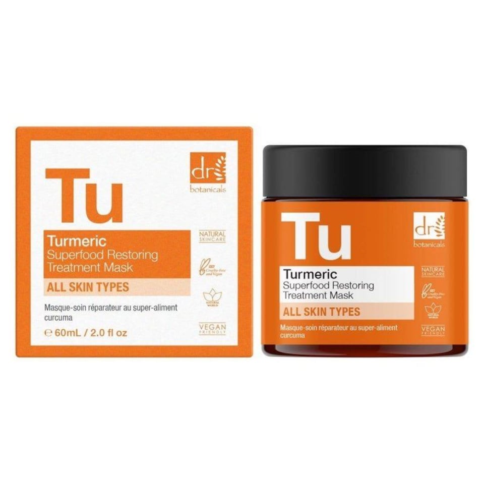 Dr. Botanicals Turmeric Superfood Anti-Ageing Restoring Treatment Mask 60ml