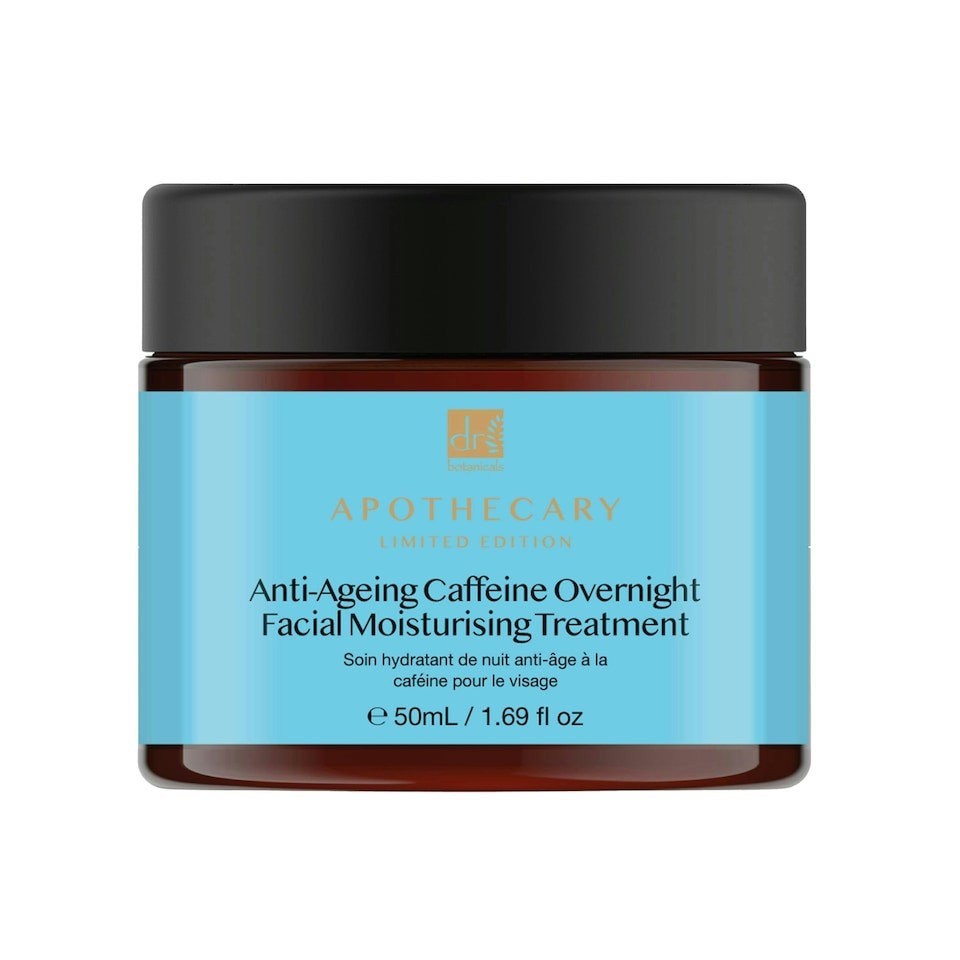 Dr Botanicals Anti-Ageing Caffeine Overnight Facial Moisturising Treatment 50ml