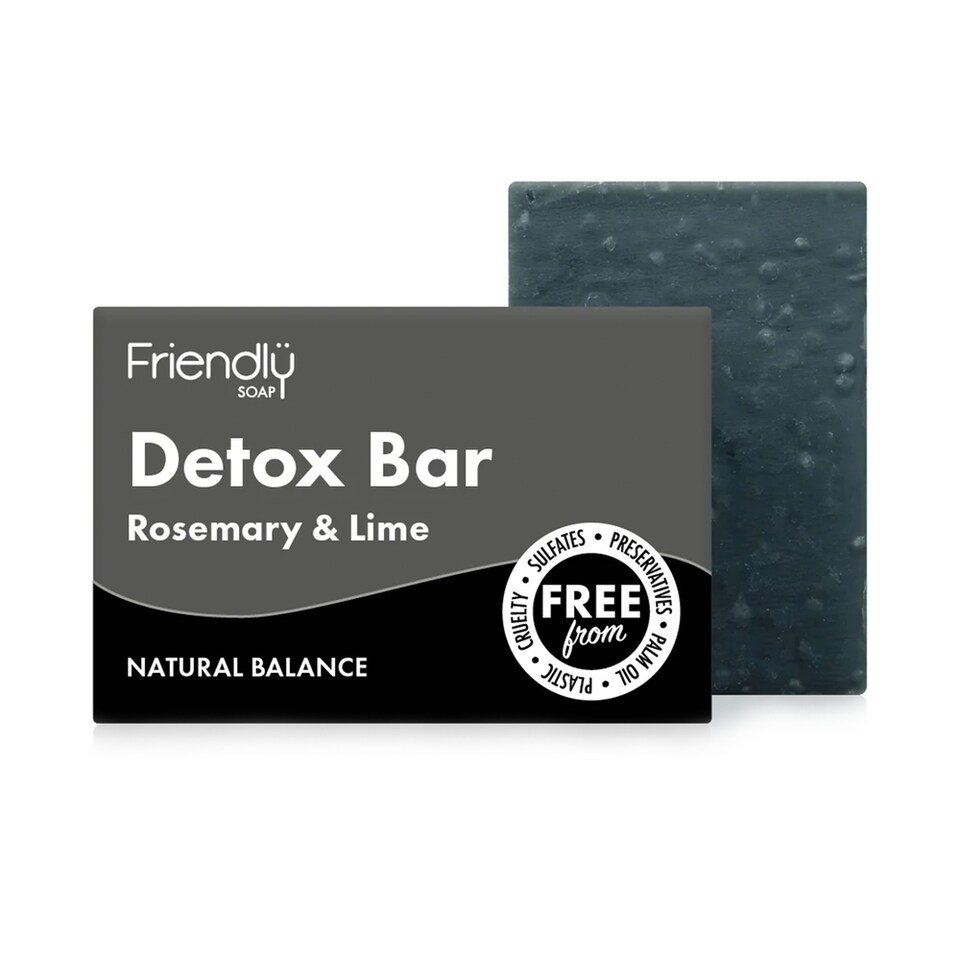 Activated Charcoal Detox Bar 95g (Friendly Soap) | Multi | 1