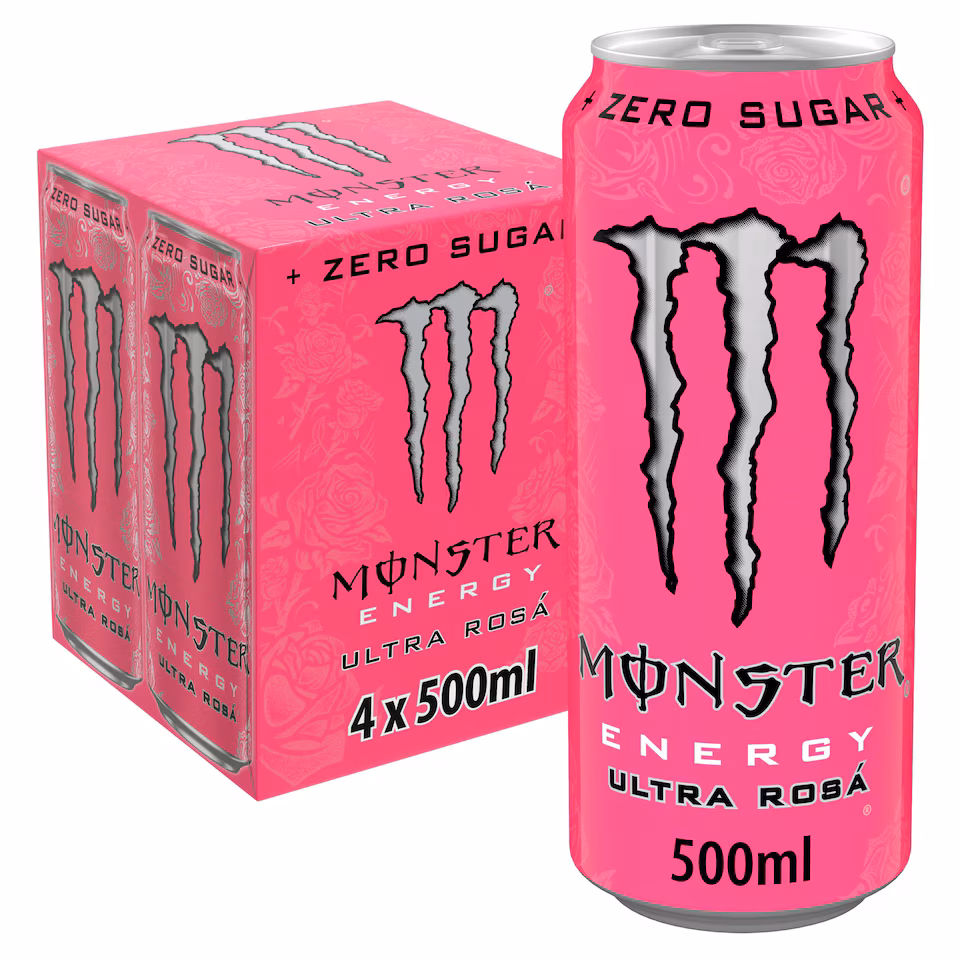Monster Energy Drink Ultra Rosa 4x500ml