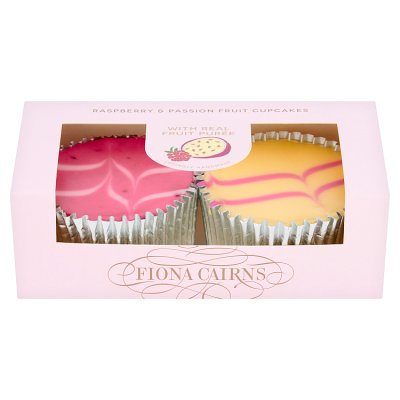 Fiona Cairns Raspberry & Passionfruit Cupcakes
