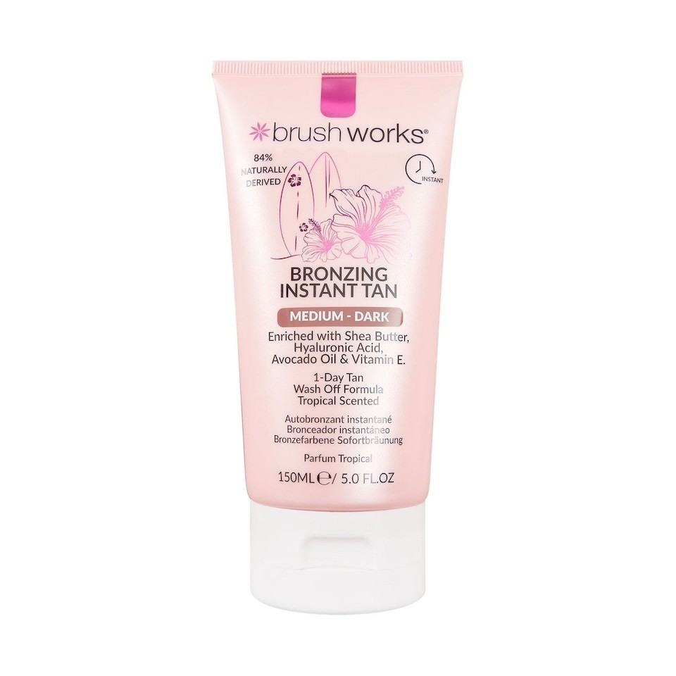Brushworks Bronzing Instant Tan Medium, Dark 150ml | Brown | Medium/ Dark | 150ml