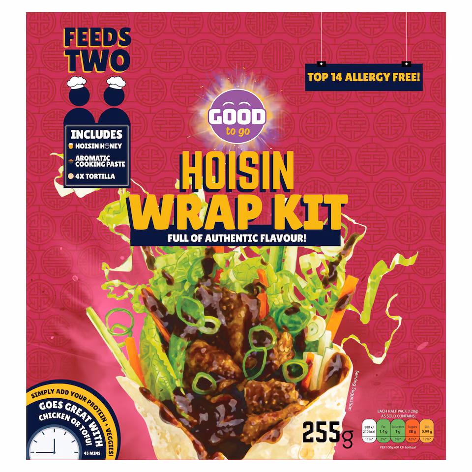 Good Its Gluten Free Hoisin Wrap Kit 425g