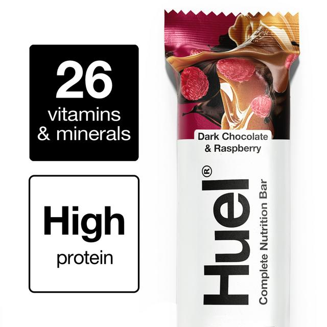 Huel Dark Chocolate & Raspberry Complete Nutrition Bar 55g