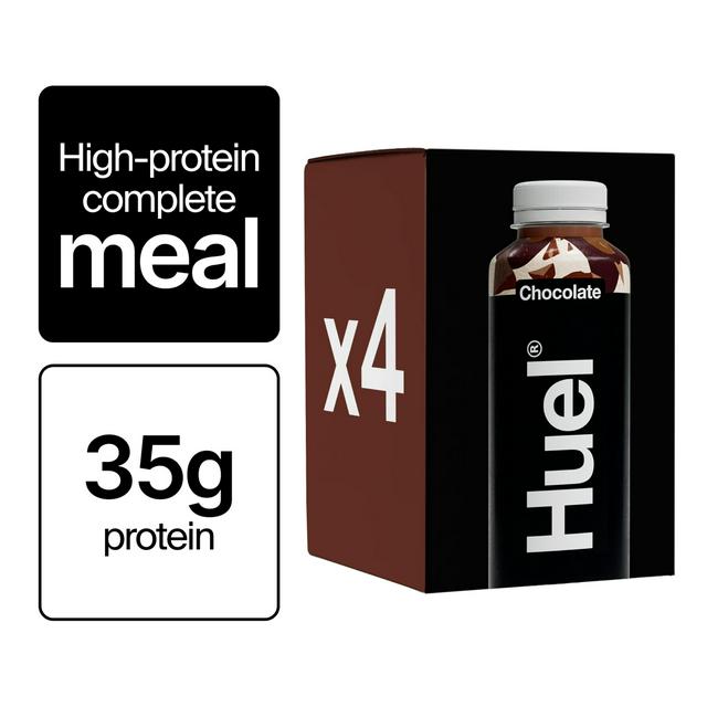 Huel Chocolate, Black Edition 4 x 500ml