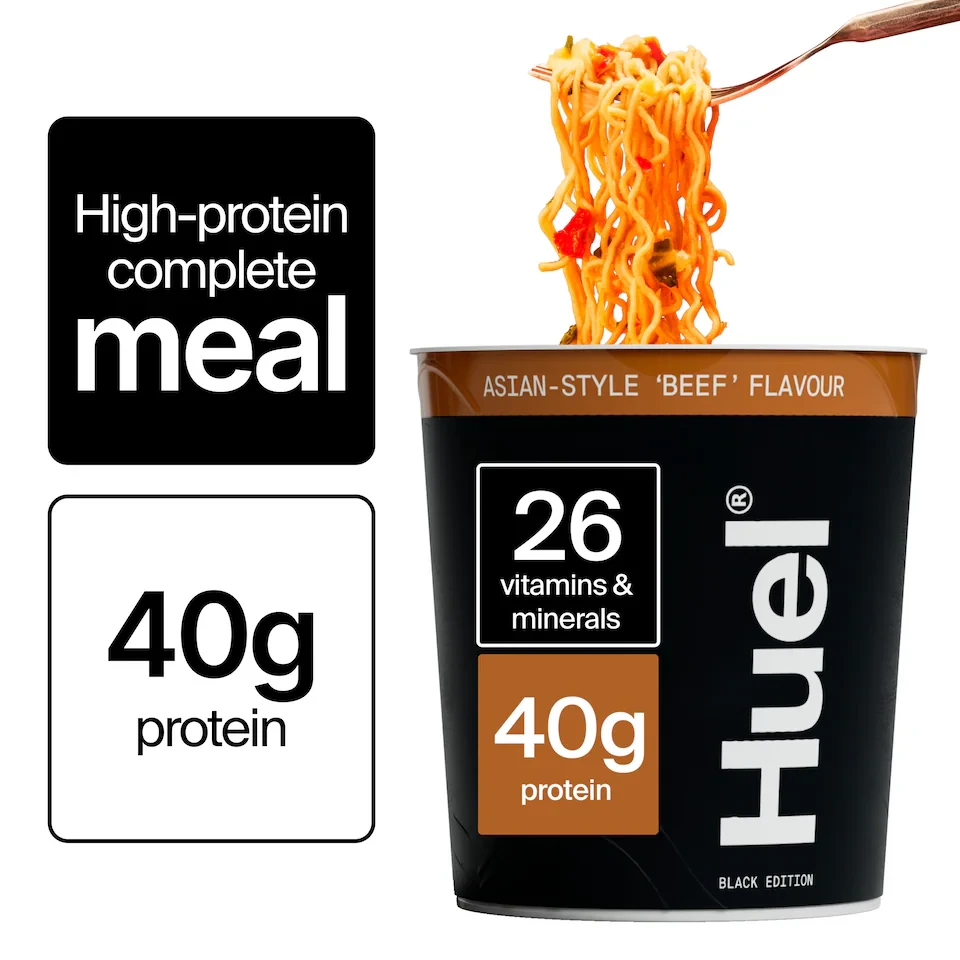 Huel Black Edition Asian-Style Beef Flavour High Protein Noodles - 103g