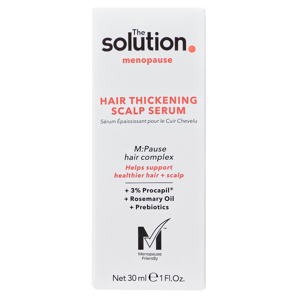 The Solution Menopause Hair Thickening Scalp Serum 30ml