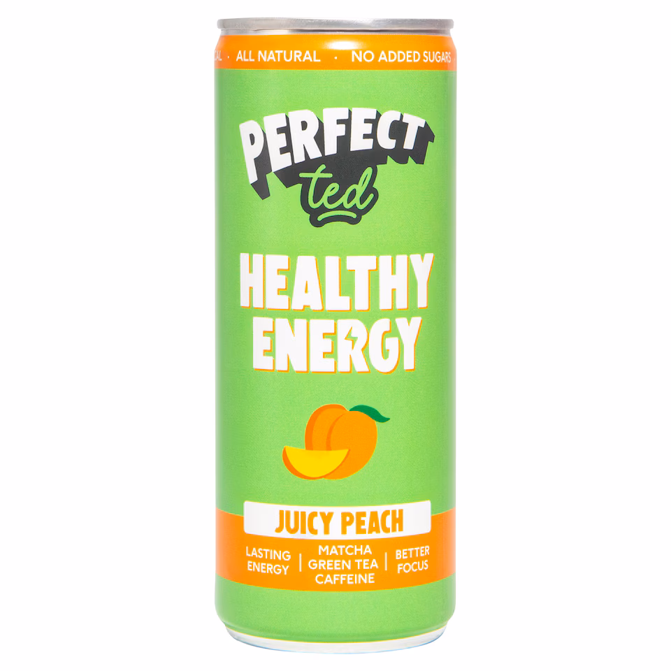 Perfect Ted Healthy Energy Drink - Juicy Peach 250ml