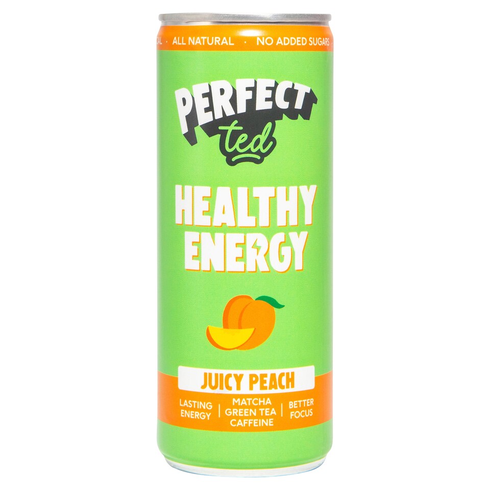 Perfect Ted Healthy Energy Drink - Juicy Peach 250ml