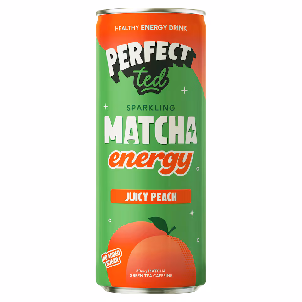 PerfectTed Matcha Energy Juicy Peach 250ml