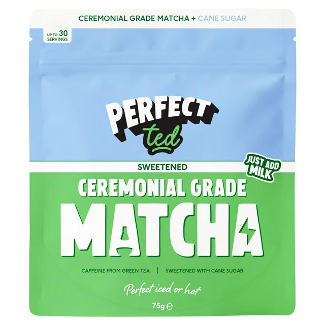 Perfect Ted 75g Sweetened Ceremonial Grade Matcha Herbal Tea