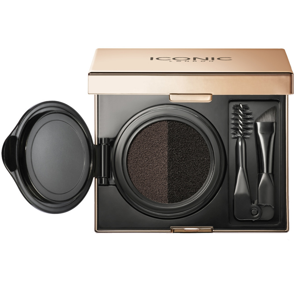 ICONIC LONDON Sculpt & Boost Eyebrow Cushion Black Brown