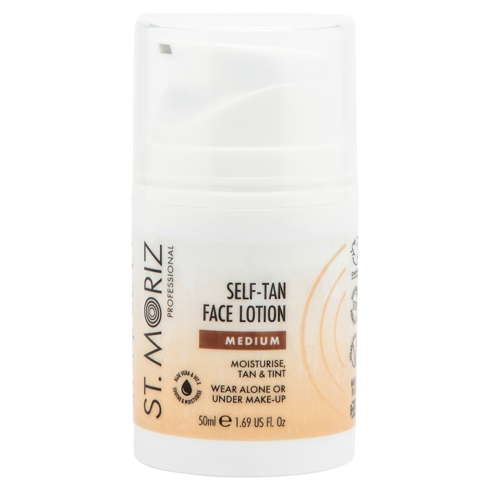 St Moriz Professional Self Tan Face Lotion Medium 50ml