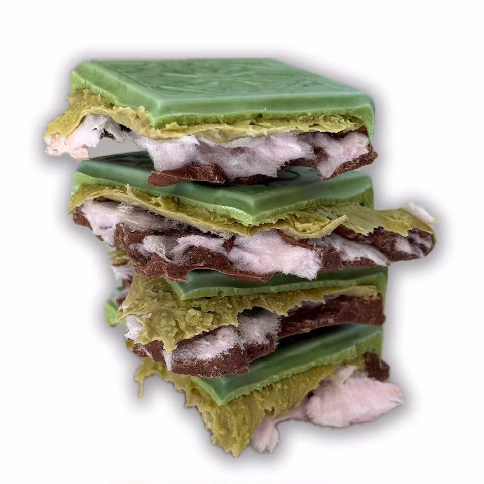 CandyFloss & Pistachio Chocolate Bar