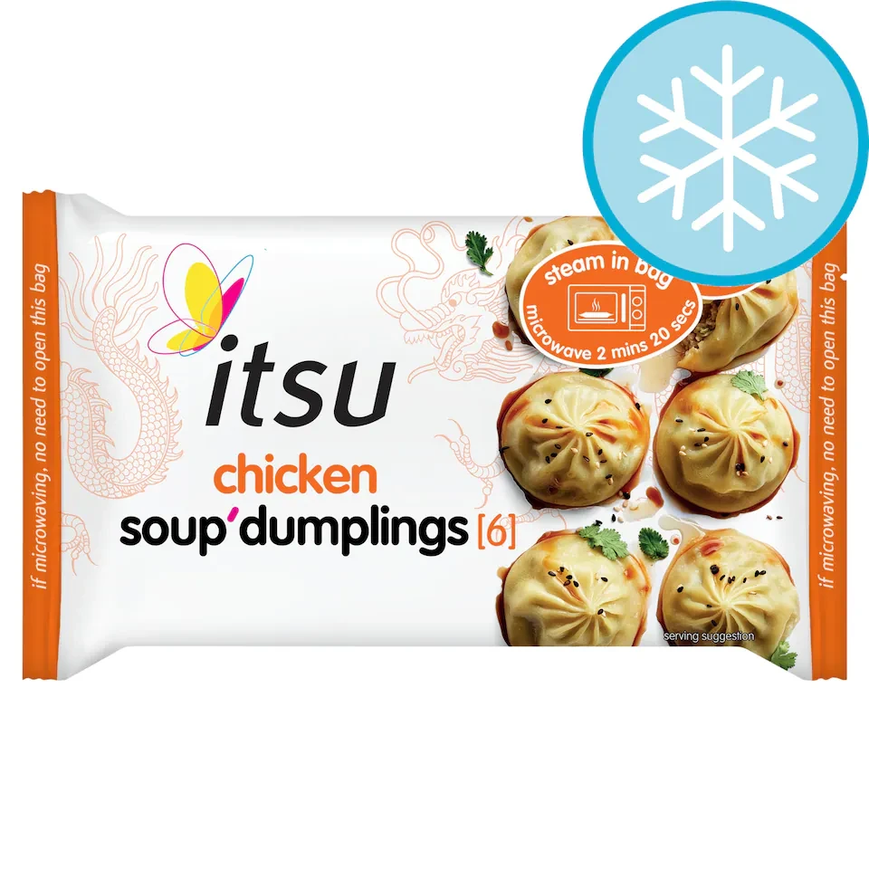 itsu chicken soup dumplings 168g