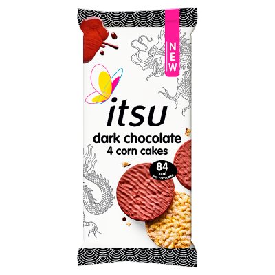 itsu Dark Chocolate 4 Corn Cakes