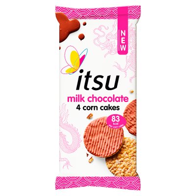 itsu Milk Chocolate 4 Corn Cakes