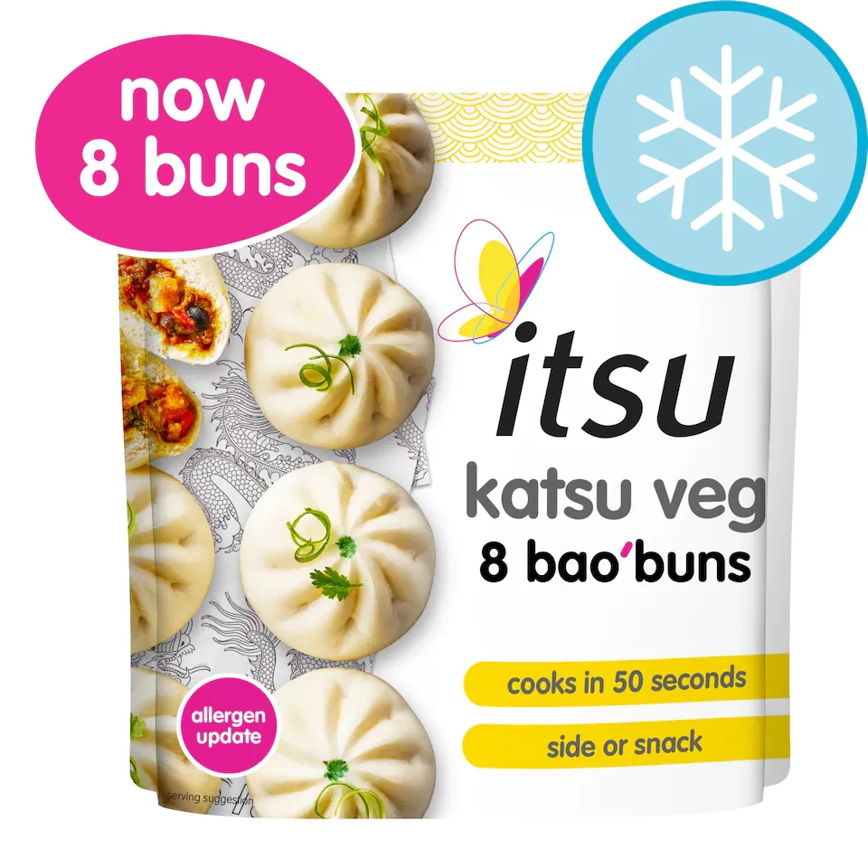 itsu 8 katsu veg bao buns 256g