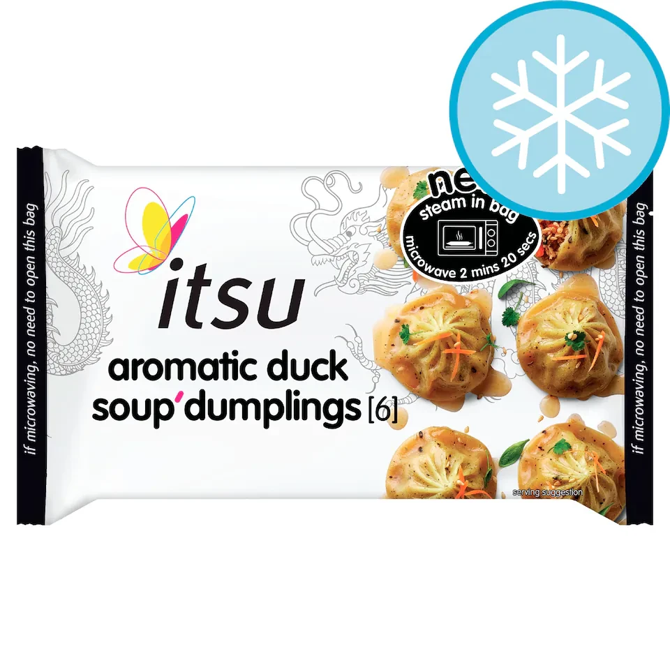 itsu aromatic duck soup dumplings 168g