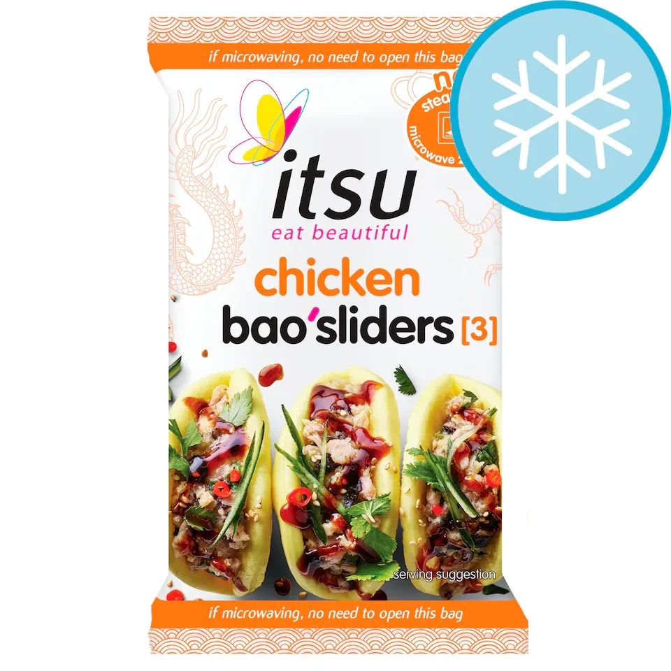 itsu chicken bao sliders 165g