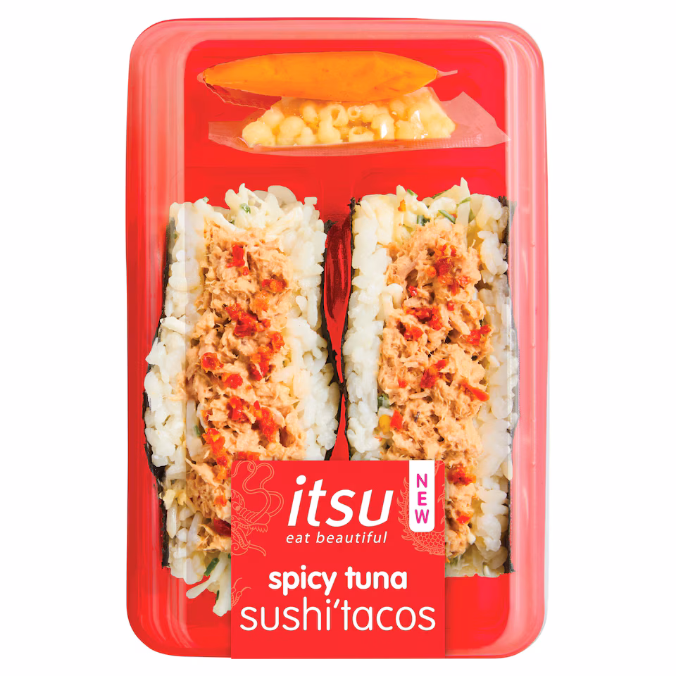 itsu spicy tuna sushi taco 213g