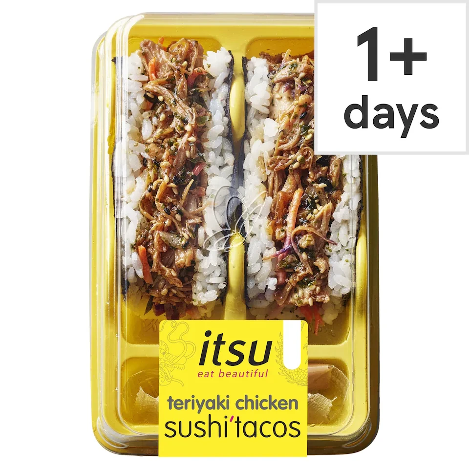 itsu teriyaki chicken sushi taco 213g