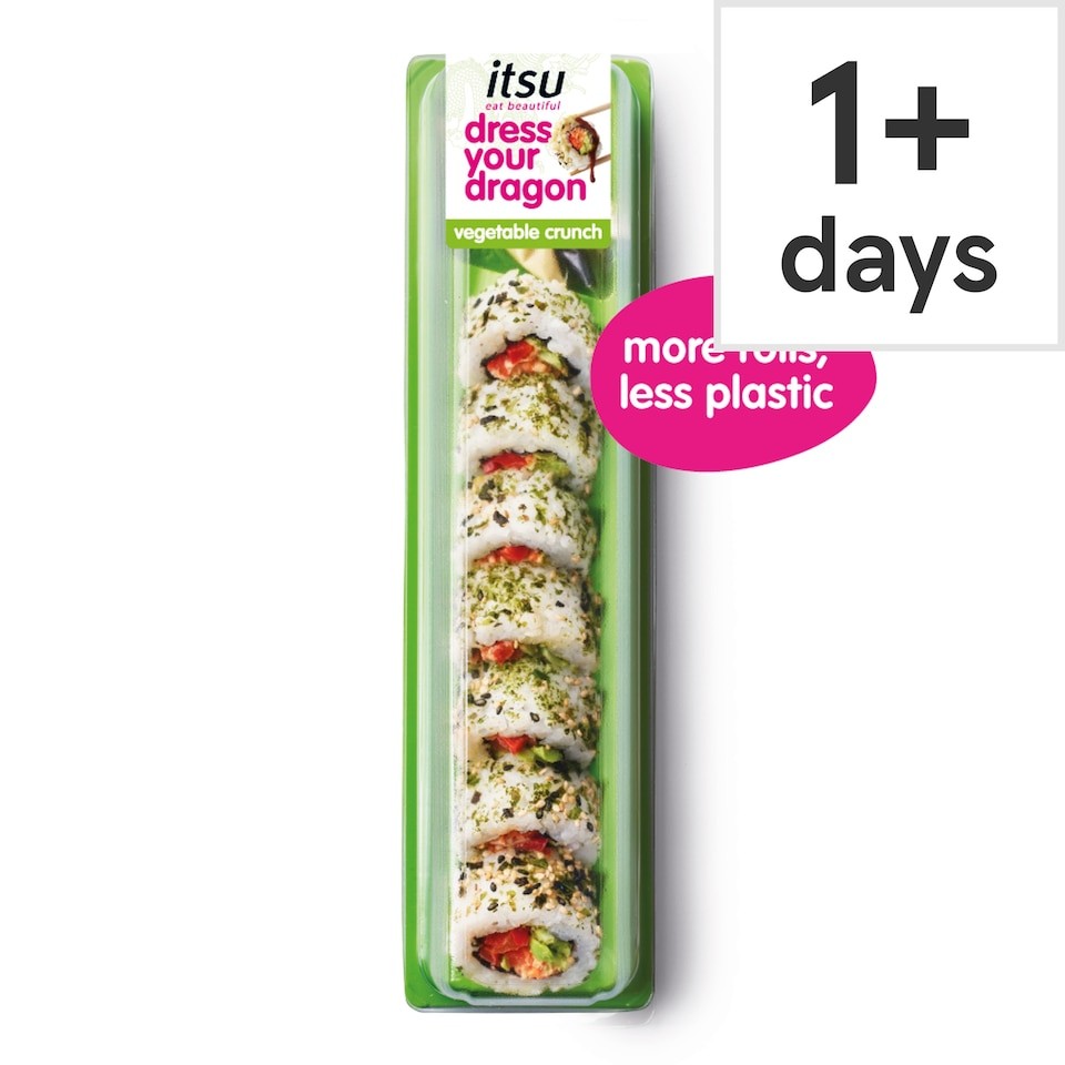 itsu vegetable crunch dragon'roll  187g