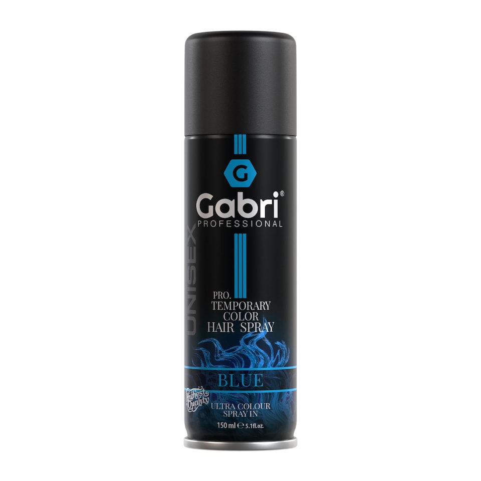 Gabri Professional - Pro Temporary Hair Colour Shimmer Spray Blue 150ml