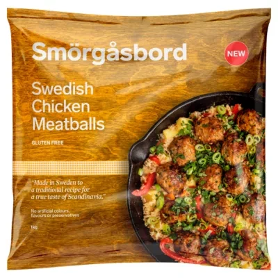 Smorgasbord Swedish Chicken Meatballs 1kg