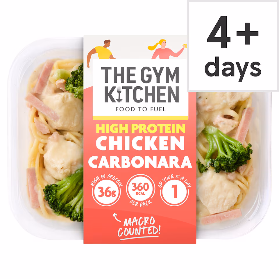 THE GYM KITCHEN FOOD TO FUEL CHICKEN CARBONARA PASTA 400G