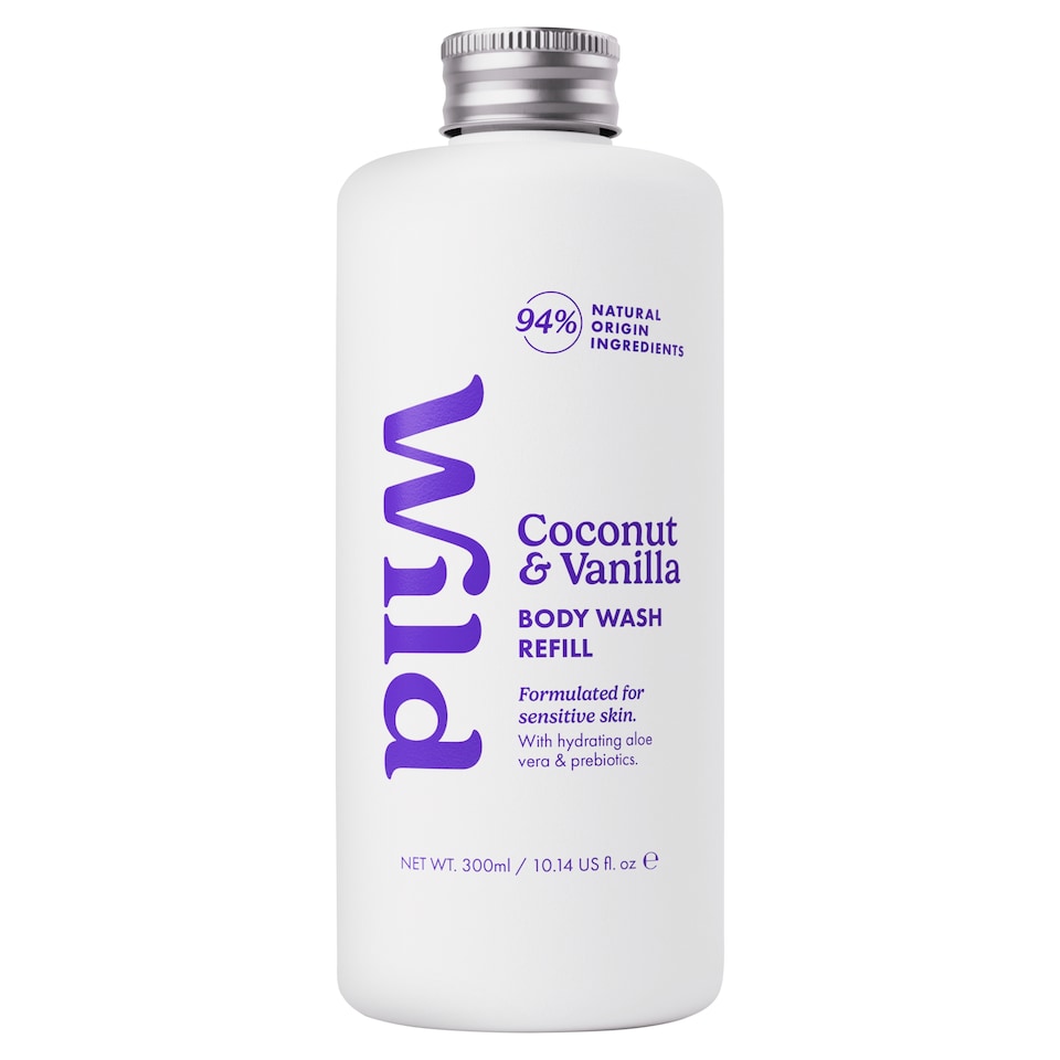Wild Body Wash Refill Coconut & Vanilla 300ml