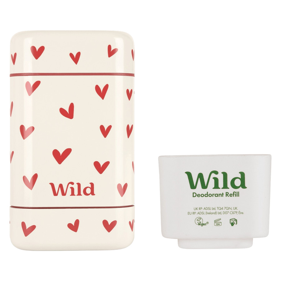 Wild Deo Heart Case Pink Grapefruit & Lime 40g