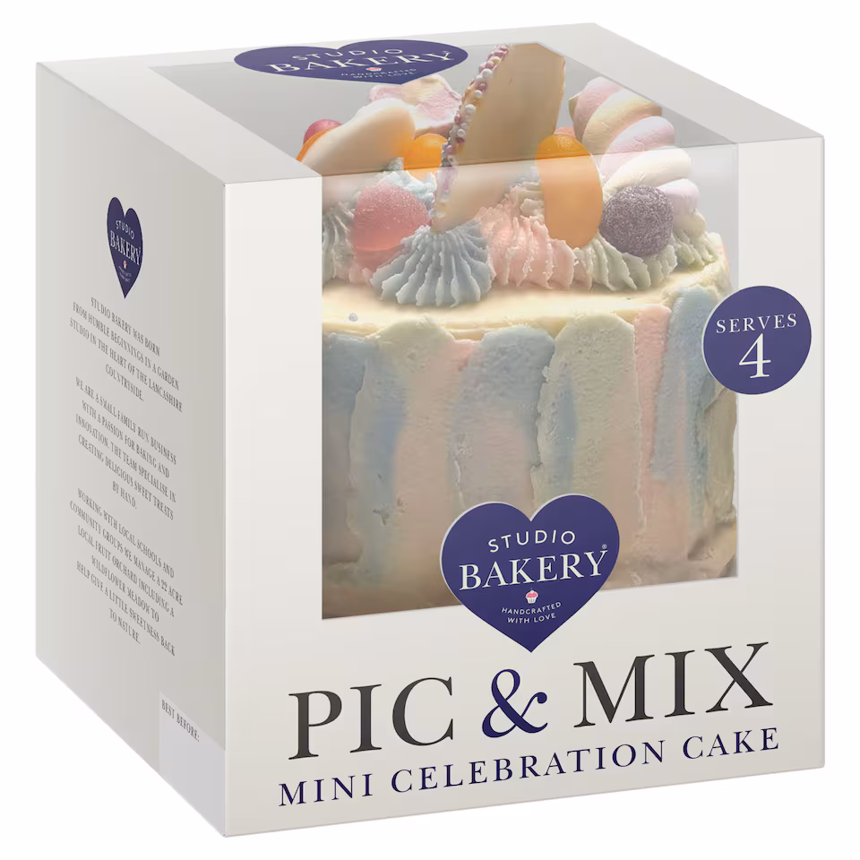 Studio Bakery Pick & mix Mini Vanilla Celebration Cake