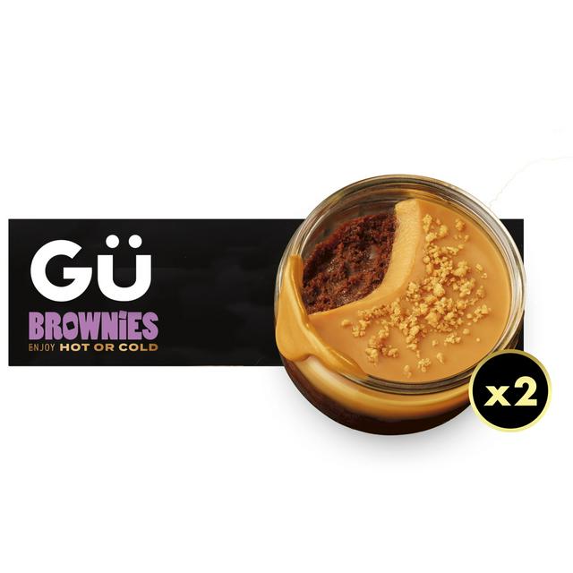 Gü Chocolate & Salted Caramel Brownie Dessert 2 x 80g