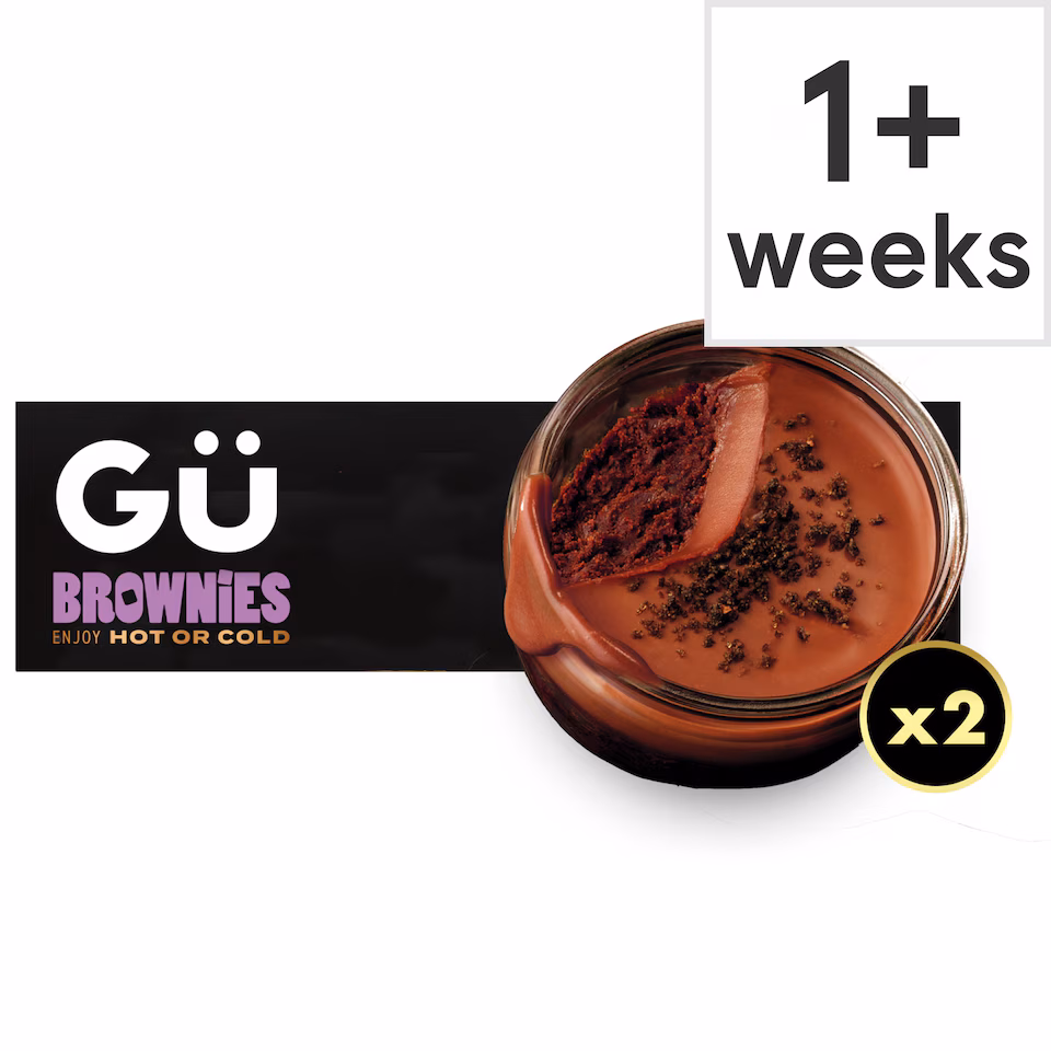 Gu Double Chocolate Brownie Dessert 2X79g