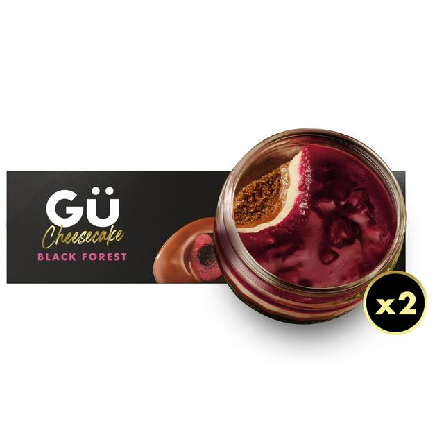 Gü Black Forest Cheesecake Dessert 2 x 88g