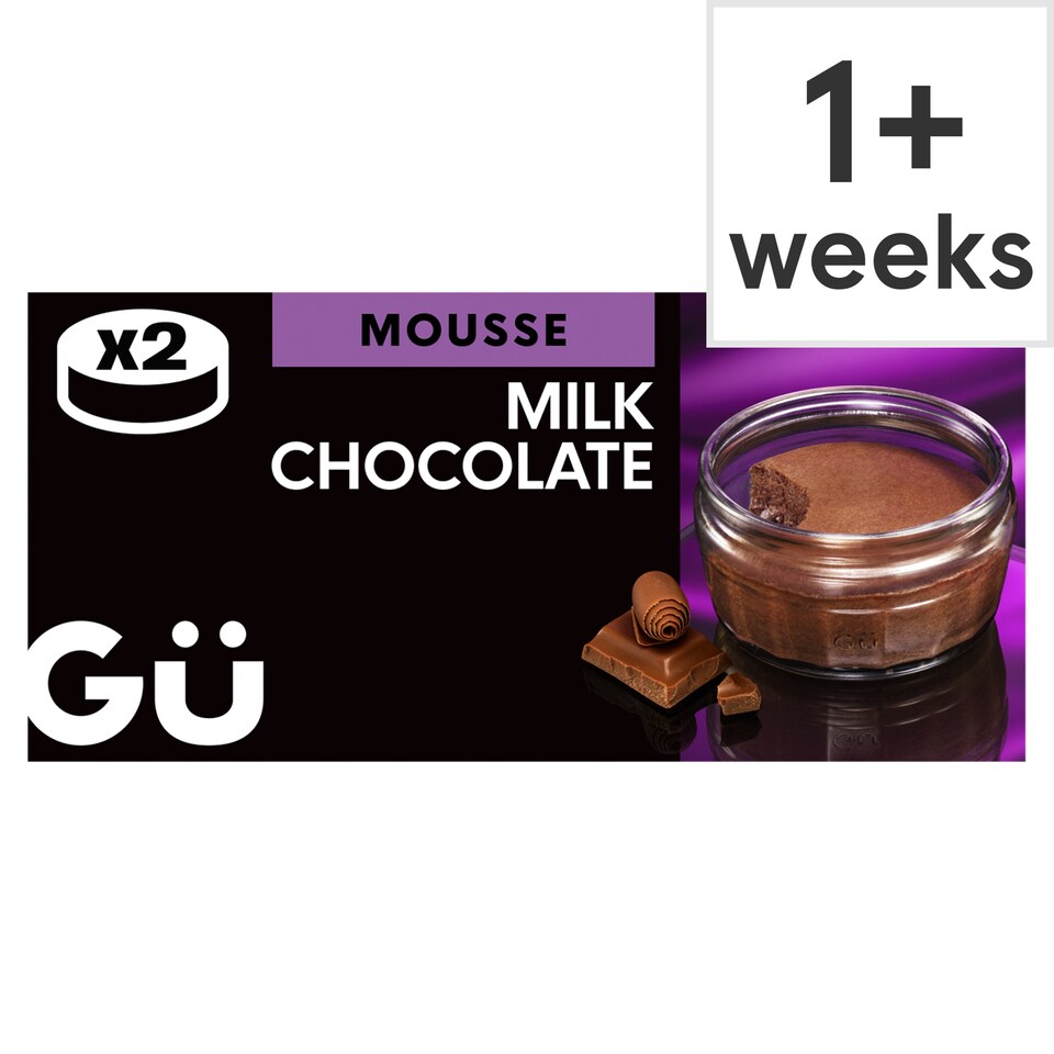 Gü Milk Chocolate Mousse Dessert 2 x 52g